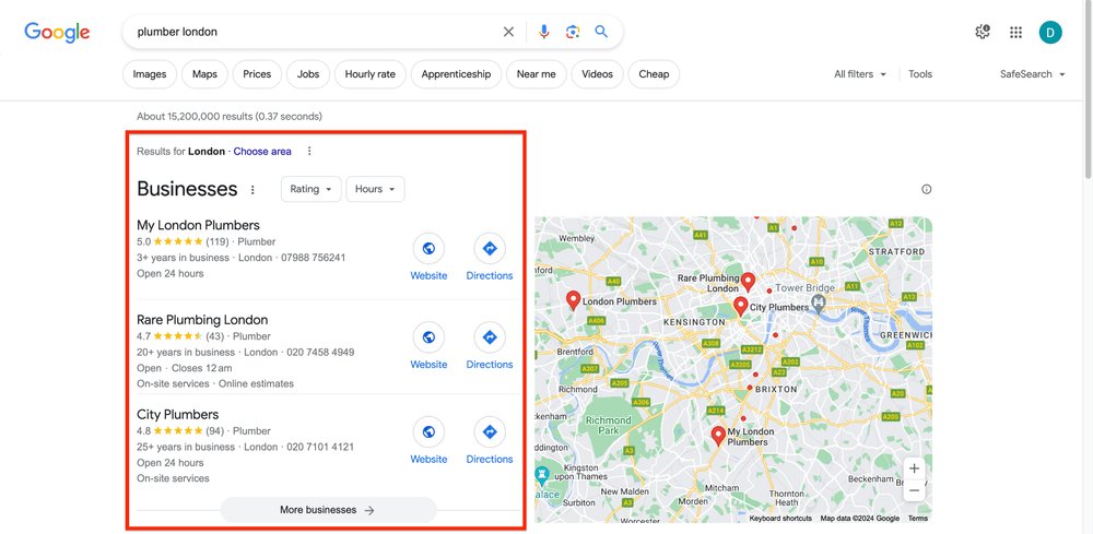 seo for service based business